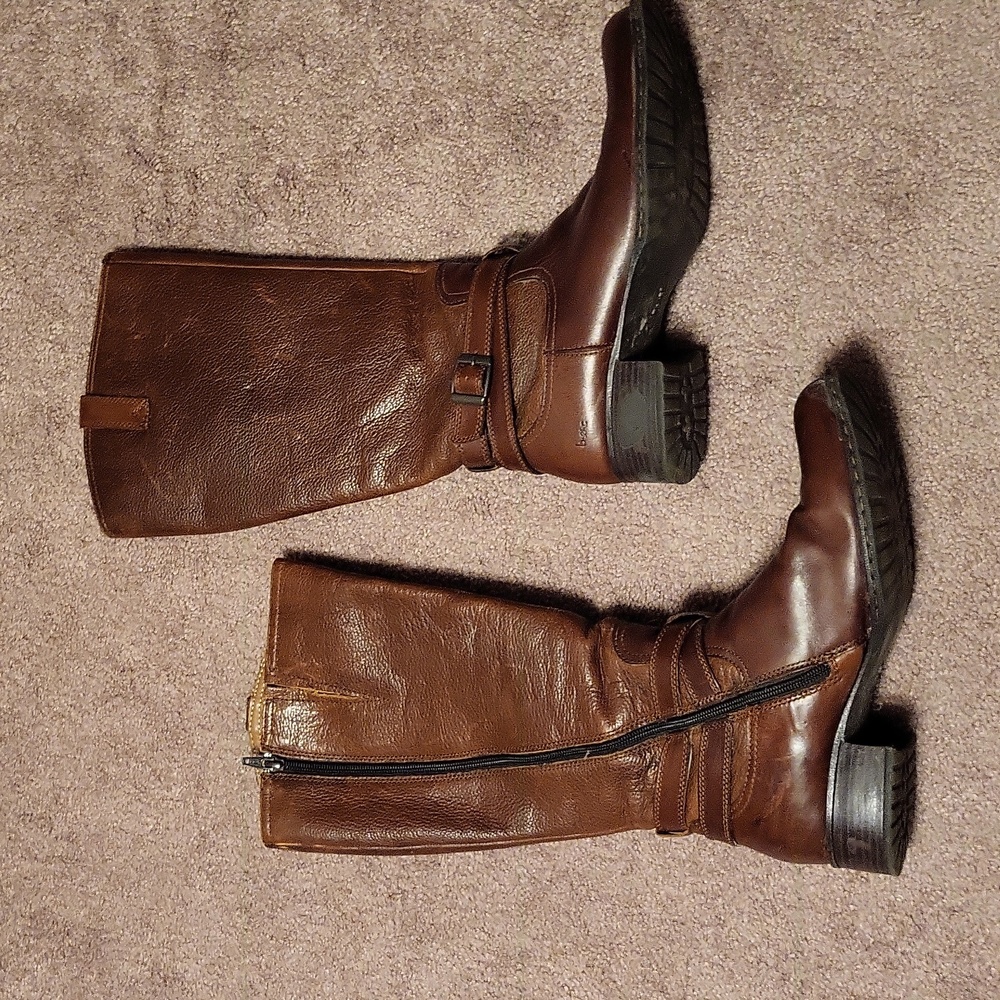 Tall Leather Boots